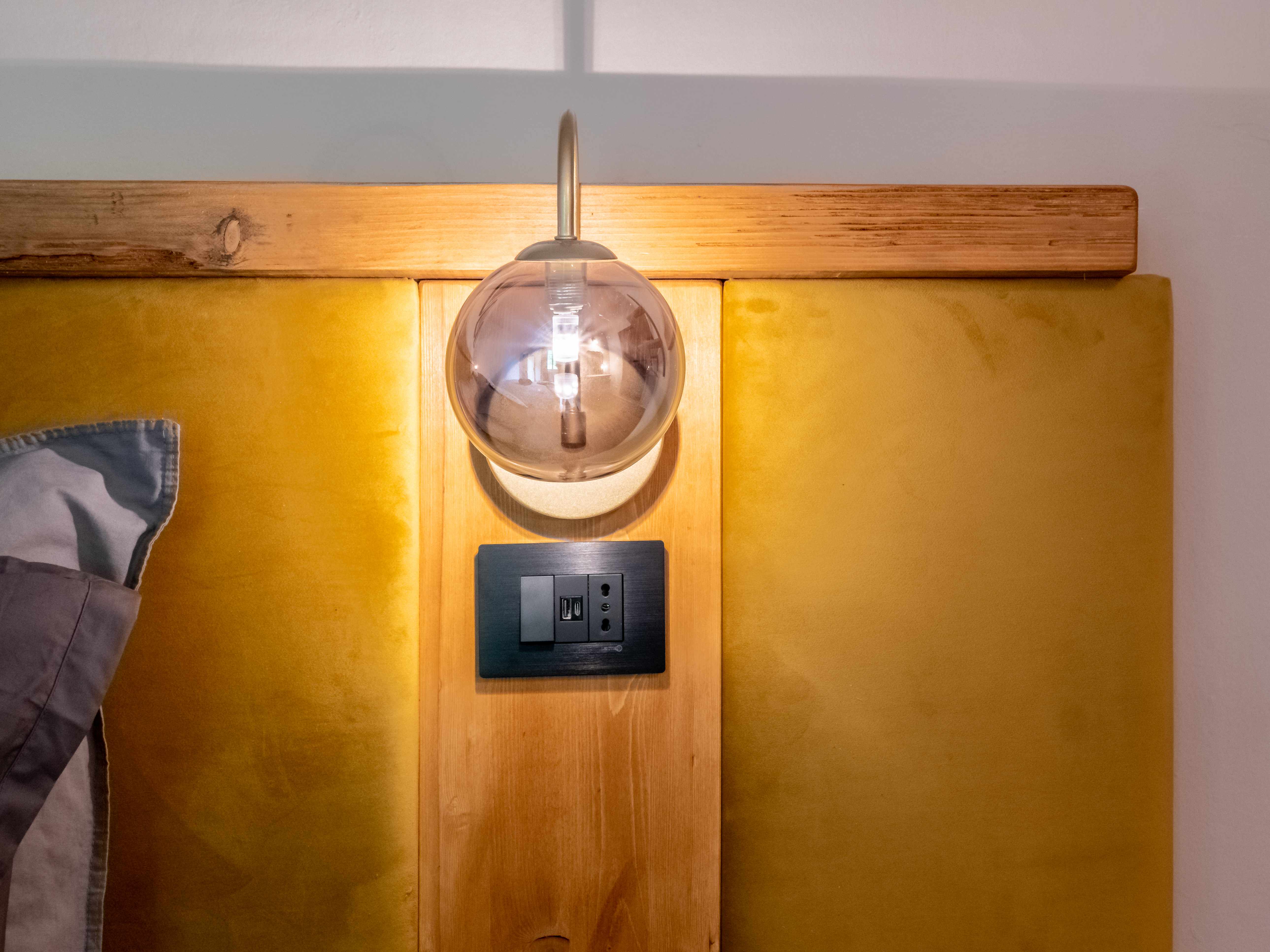 Custom wooden headboard